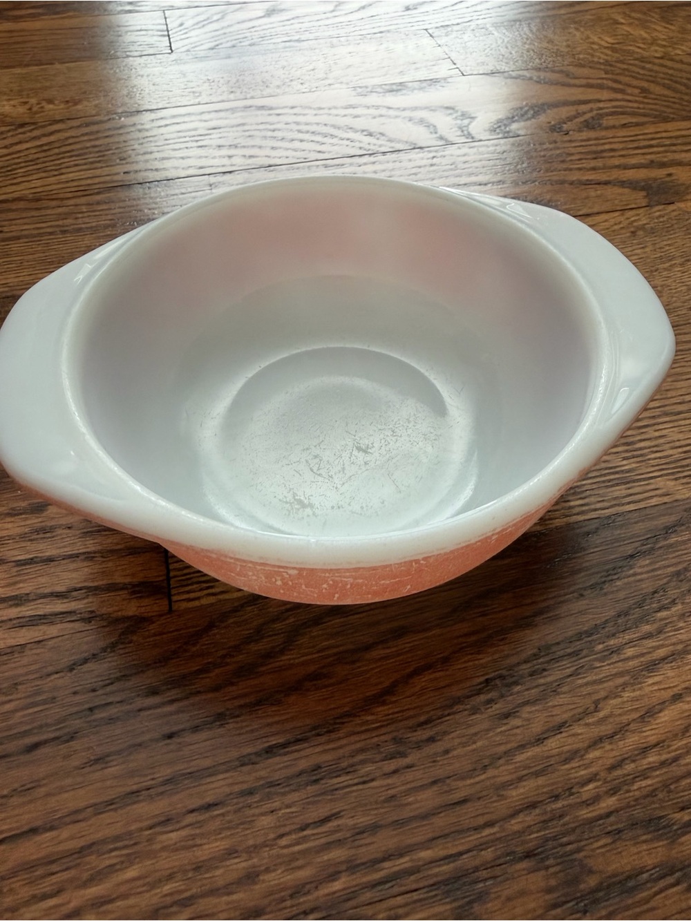 Vintage Pyrex Flamingo Pink Mini Casserole Dish Made in Canada Wear No Lid
